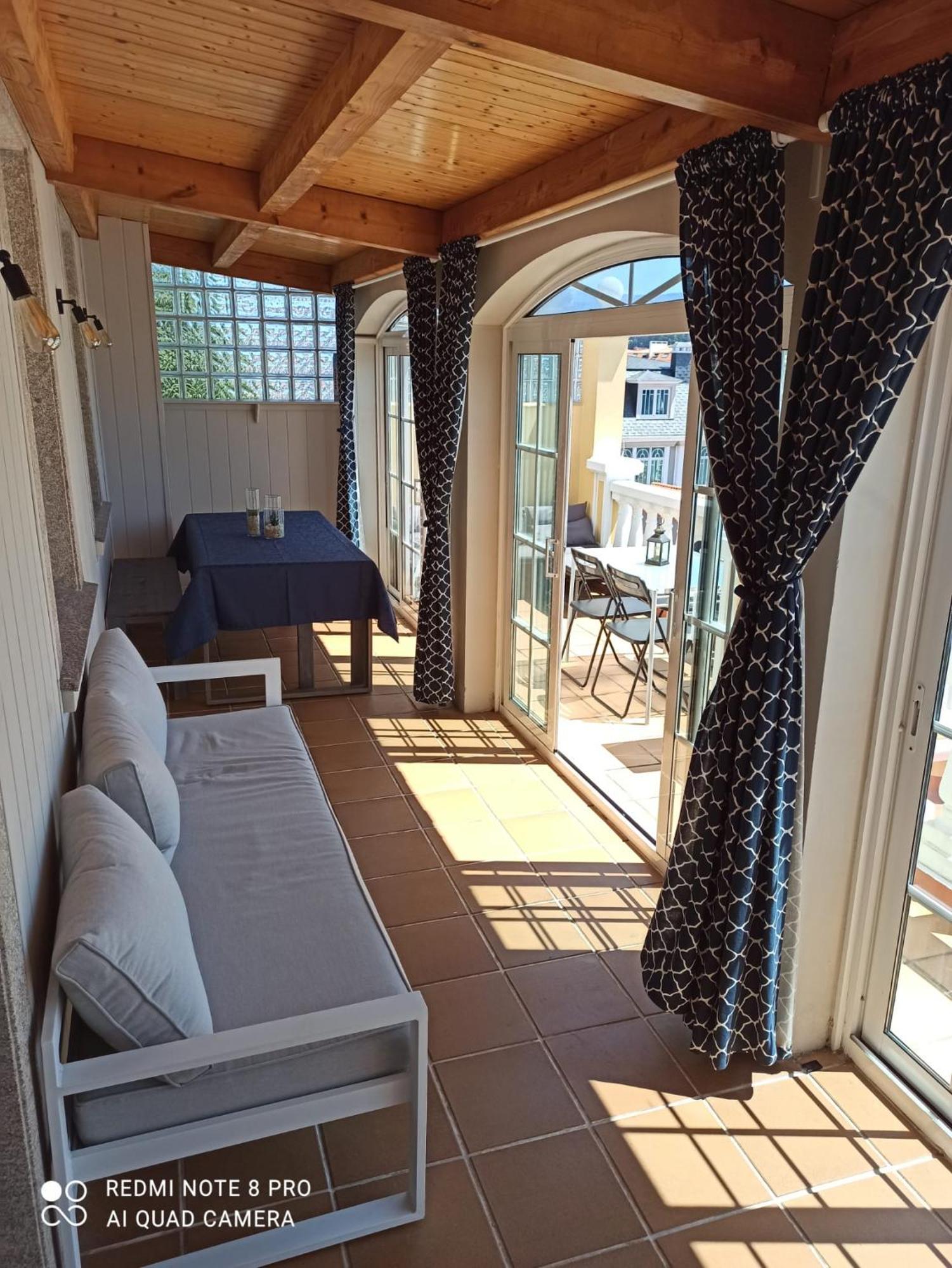 Villa Casa Da Costa - Piso Con Galeria Y Terraza Con Vistas Al Mar Cedeira Exterior foto